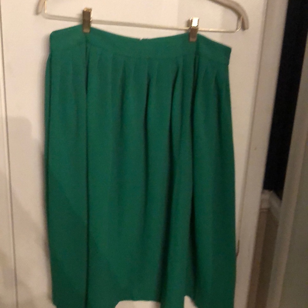 Green Midi Skirt